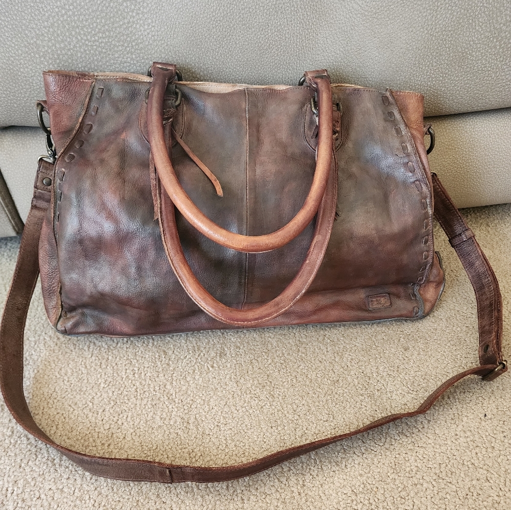 Bed Stu Brown Leather Bag